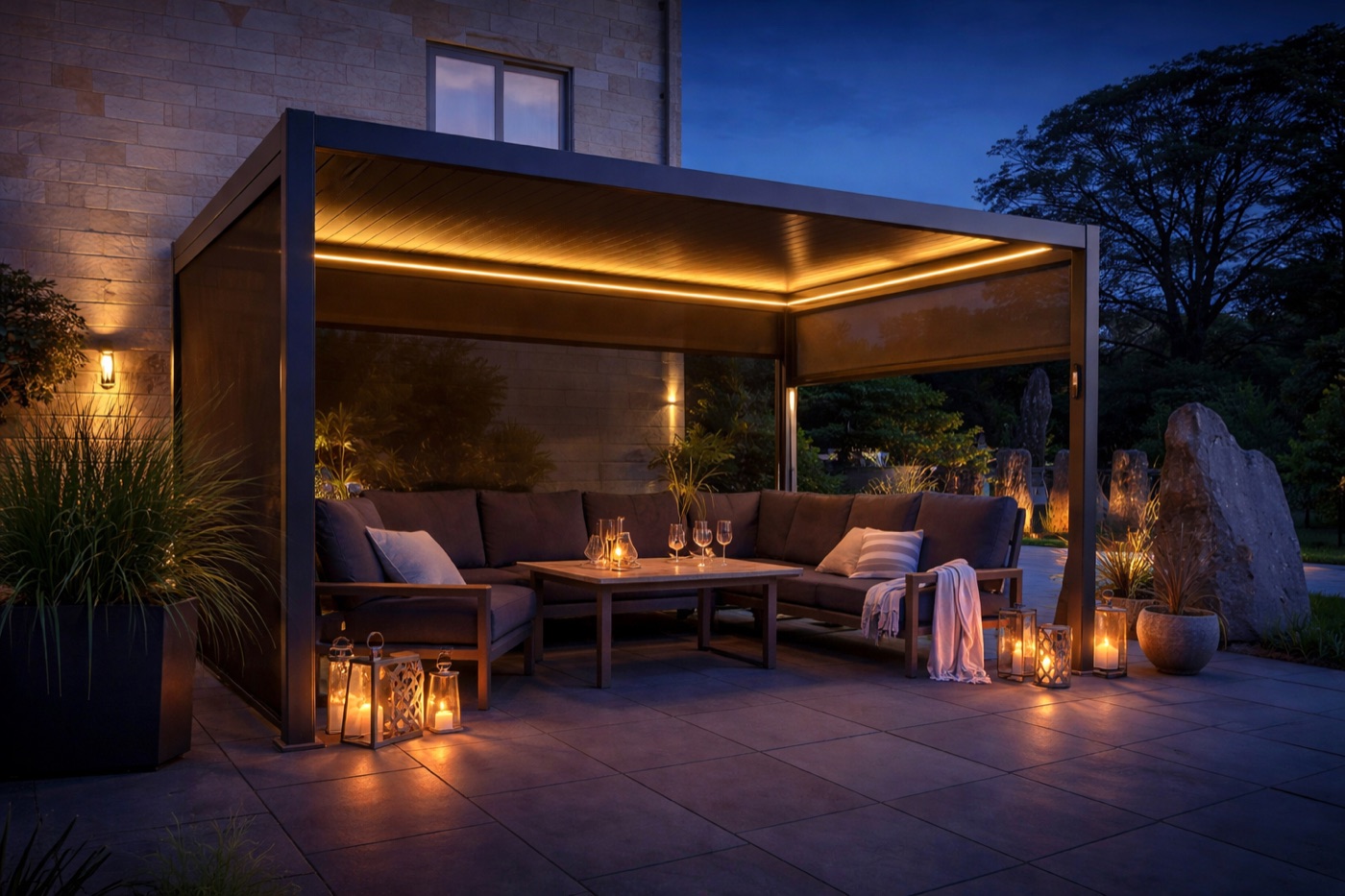 Garden gazebo concept